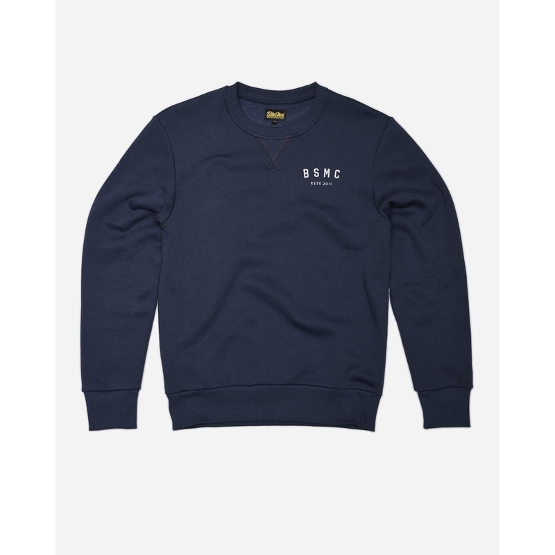 BSMC ESTD. Embroidered Sweatshirt – Navy