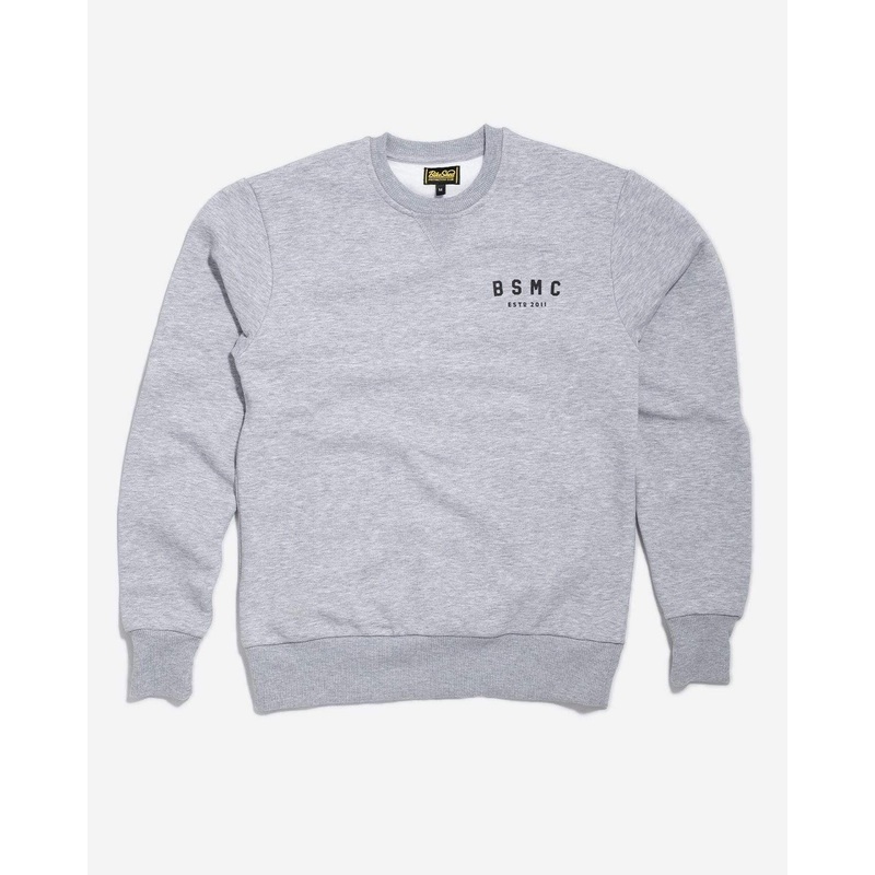 BSMC ESTD. Sweatshirt – Grey Marl