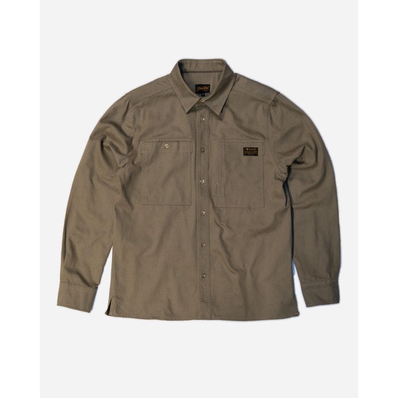 BSMC Twill Utility Shirt – Light Khaki