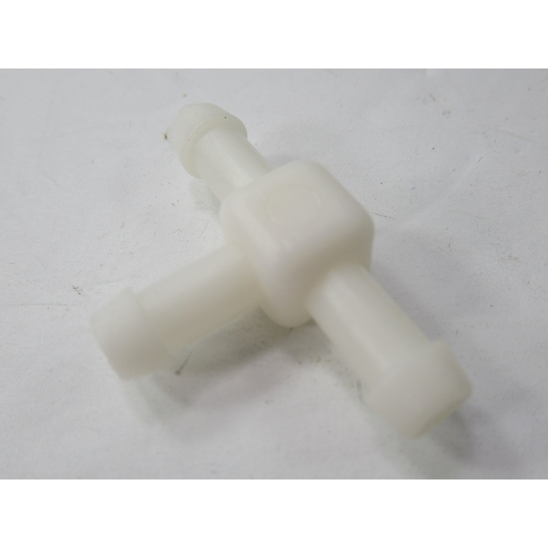 1/4 Fuel T white polyurethane fuel barb Tee motorcycle automotive gas line