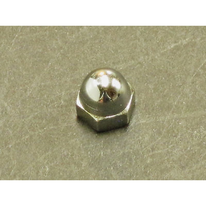 1/4 UNF Chrome Domed Nut Triumph Norton BSA UK Made 21-1809