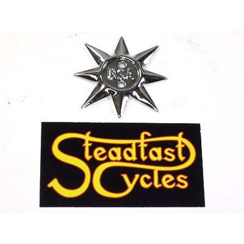 1 each 40-0231 BSA engine sidecover star emblem single *