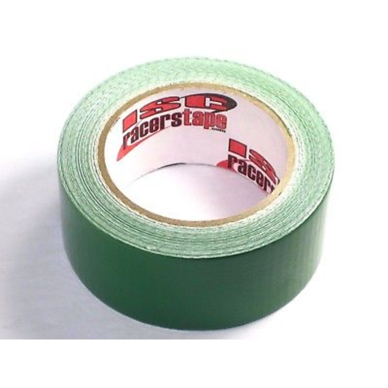 1 roll of green duct tape ISC Racers Quick motorcycle Repair 100 mph holds firm *