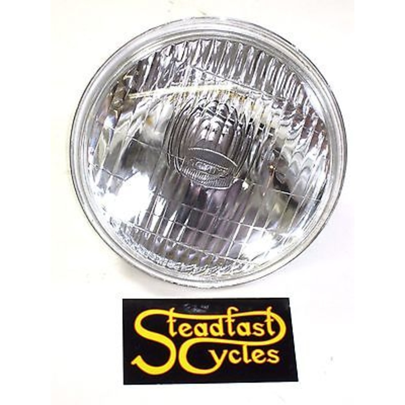 12v 6 halogen headlight with H4 bulb fits British 5 3/4 shell TR6C BSA Triumph