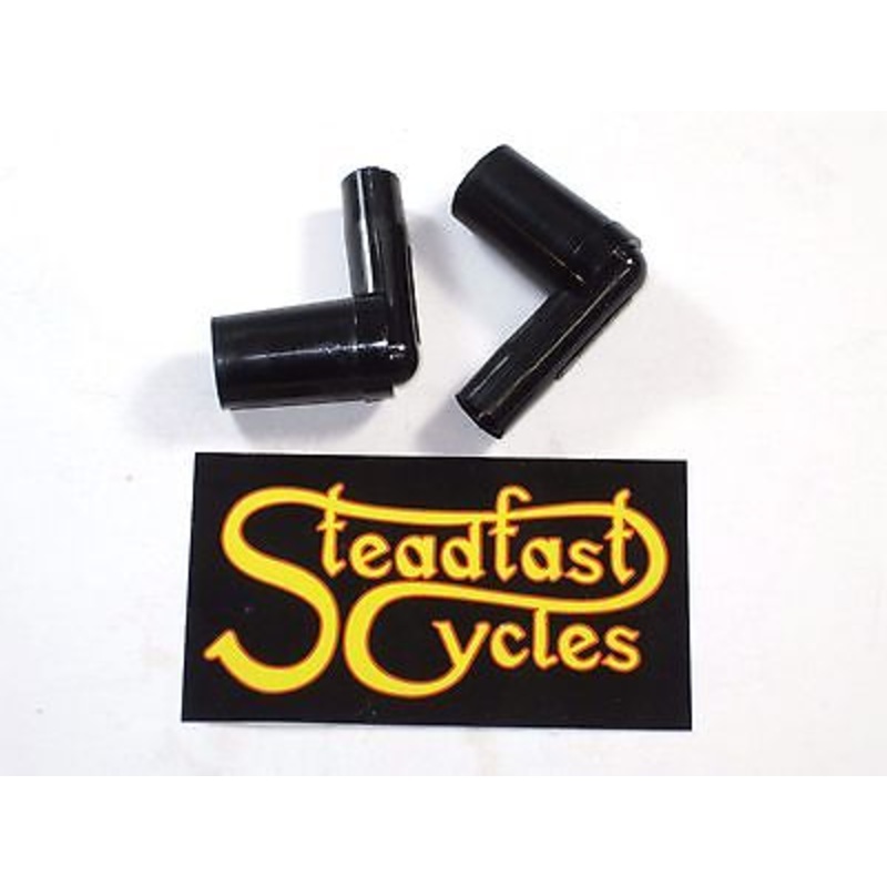 2 each UK Made spark plug cap 8mm 7mm wire motorcycle Auto caps Triumph