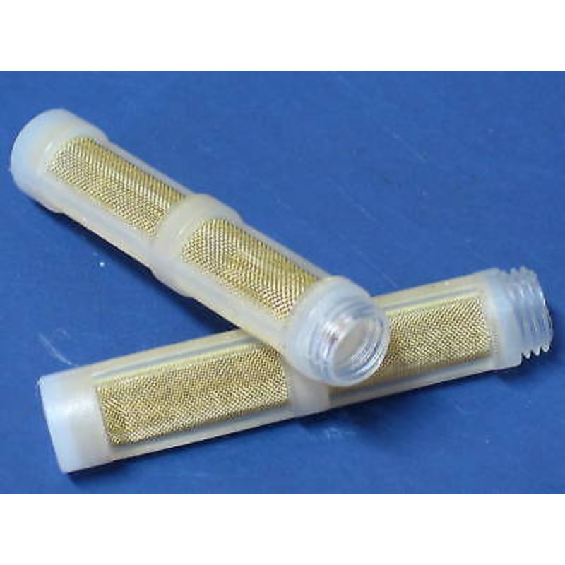 2 Fuel filter screens Petcock filters Triumph Norton BSA threaded plastic insert