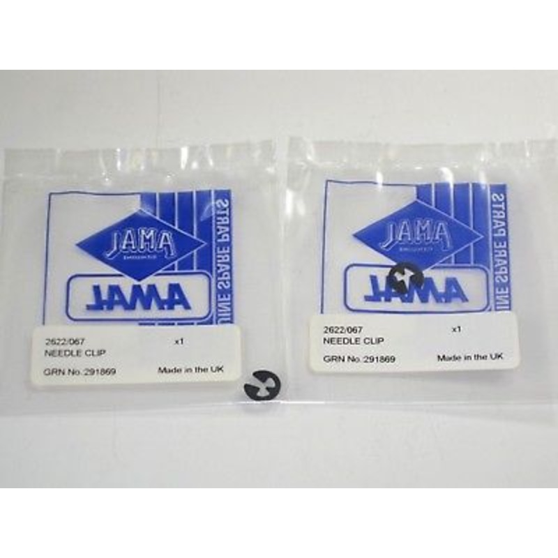 2 Throttle Needle Clips for Amal MK2 MKII carb carbs Made in UK 2622/067 1979 80