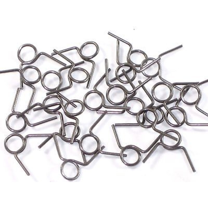 25 each Fuel line clips 1/4 OD Motorcycle Auto hose tube clamps spring clamp *