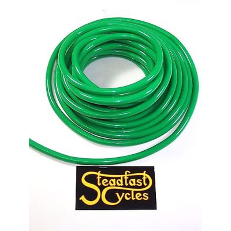 3′ foot piece of 3/16 ID 100% green polyurethane fuel line hose tube motorcycle *