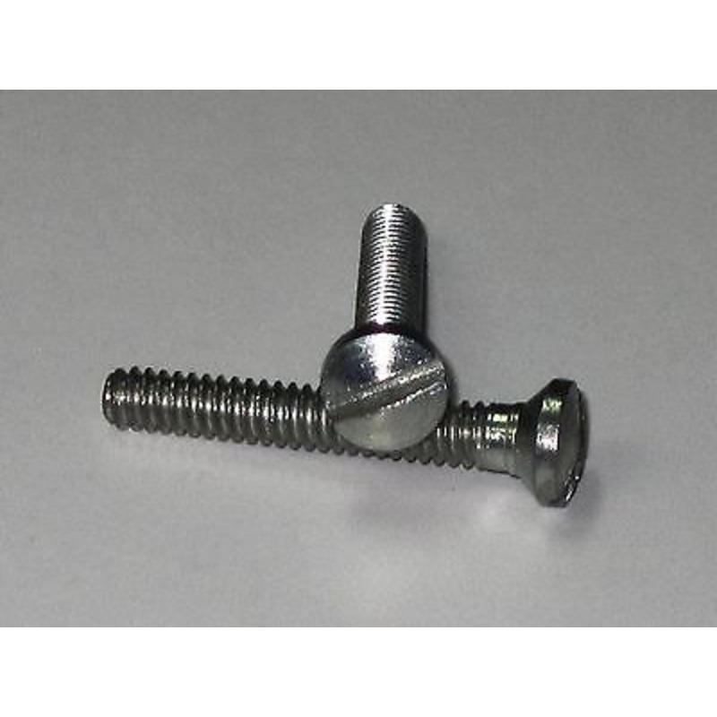 BSA tank badge screws for A65 A50 2q teardrop pear badges 40-8016 1/8 x 7/8 x 38