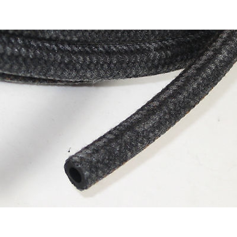 3/16 fuel oil line hose tubing cloth braided herringbone outer sold by the foot