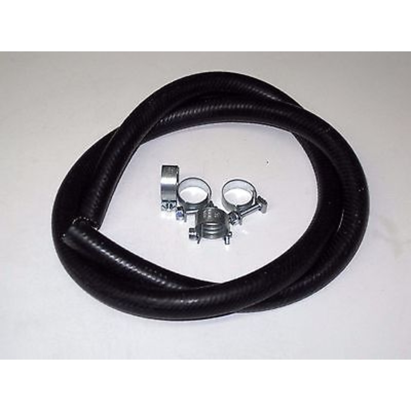 3/8 oil hose line set Triumph Norton BSA with clips ct clamps 650 500 750 850