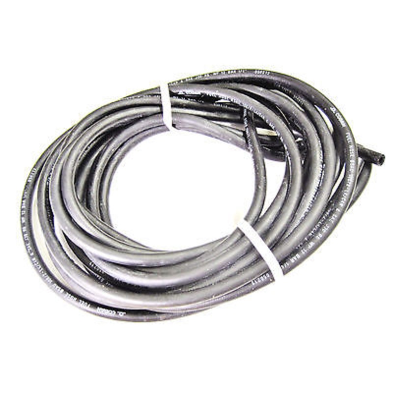 3′ piece Black Hose 1/4 ID alcohol proof line motorcycle fuel oil gas tube *