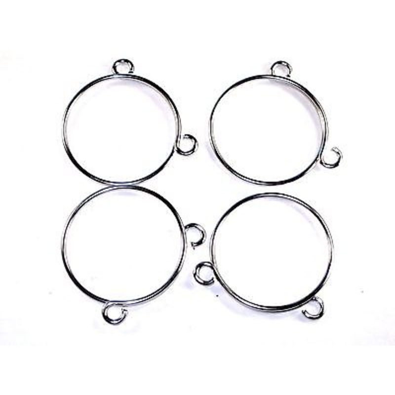 4 each Triumph gaiter clips 97-2083 stainless steel clamp set T120 TR6