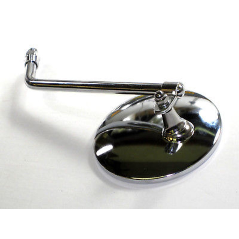 4 Universal chrome mirror motorcycle ATV 8 stem 3/8 stud Norton Triumph BSA