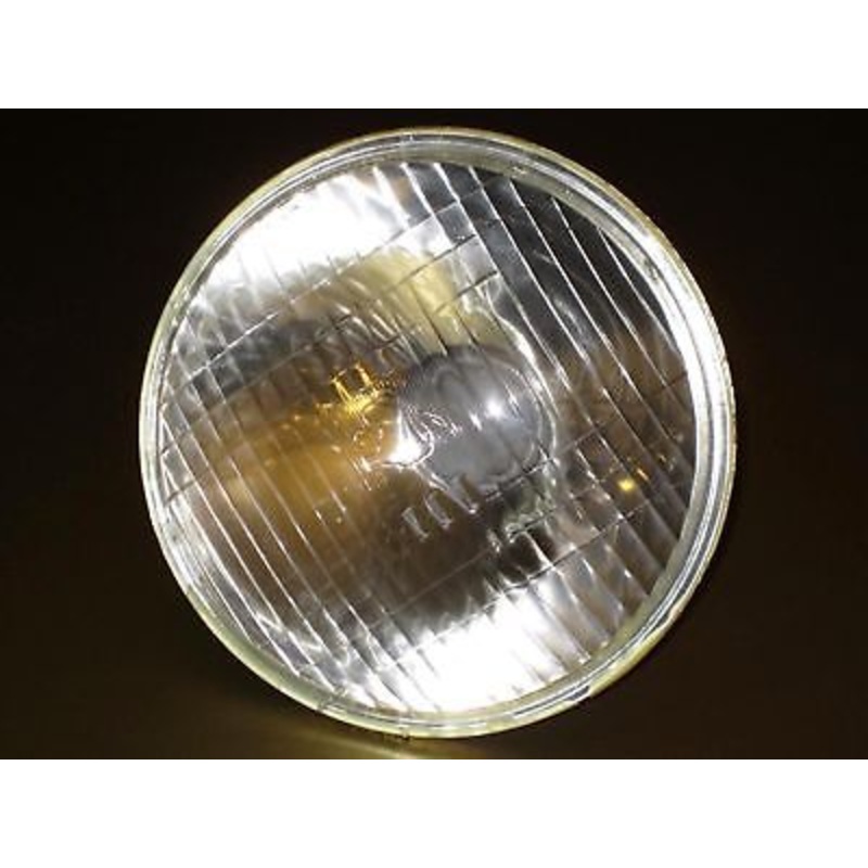 5 3/4 headlight glass lens Lucas Type head light 5 3/4 lion on glass 54525272