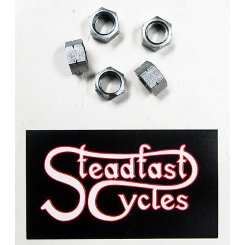 5 Triumph 3/8 x 26 CEI Bar Cut Cylinder Base Nut 70-2412 BSC CYCLE UK MADE