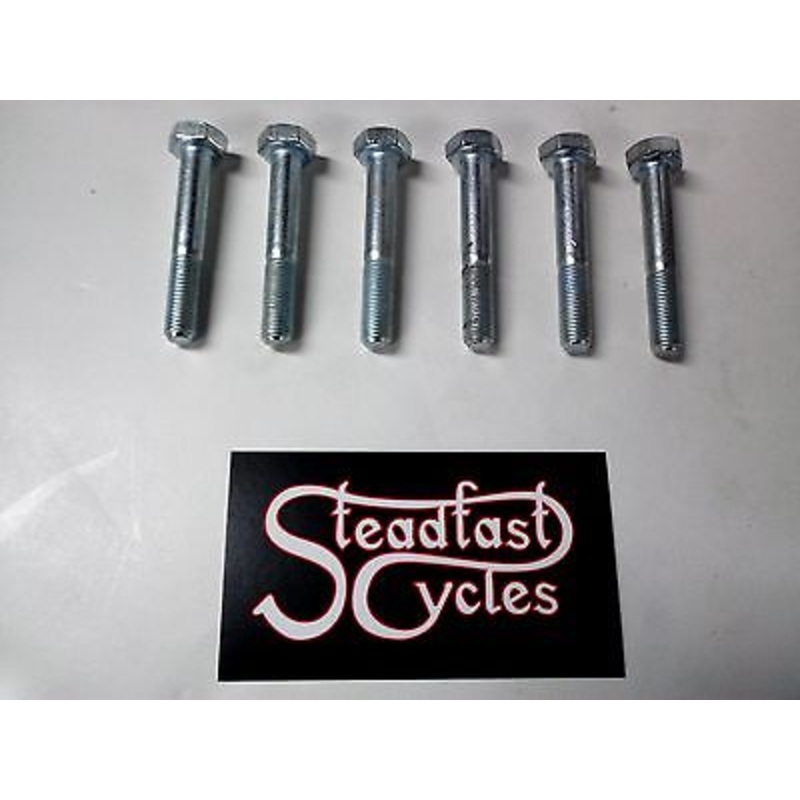 6 CEI Bolts 5/16x26x2.5 Triumph BSA Matchless AJS Norton BSC motorcycle bolt