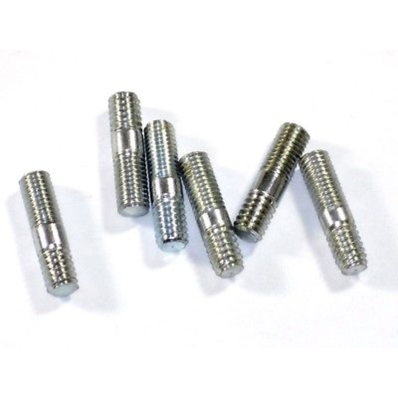 6 each Triumph rocker box studs 70-2980 63 to 70 unit twins 31-0222 stud set