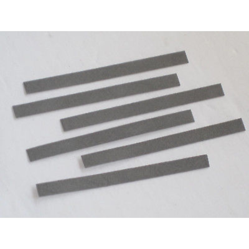 6 Flex files contact burnishing fine polish  .025 thick points file 240 grit