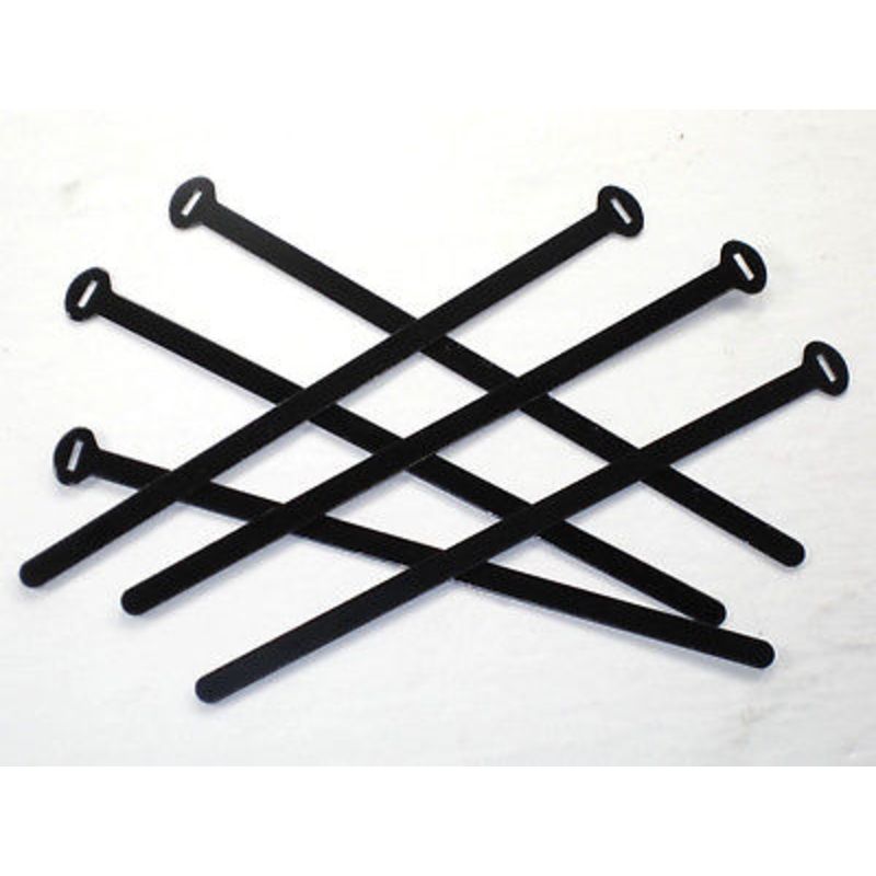 6 Wire ties black alloy 6 cable clip set BSA 75-9045 Triumph 82-9918 A65 T120