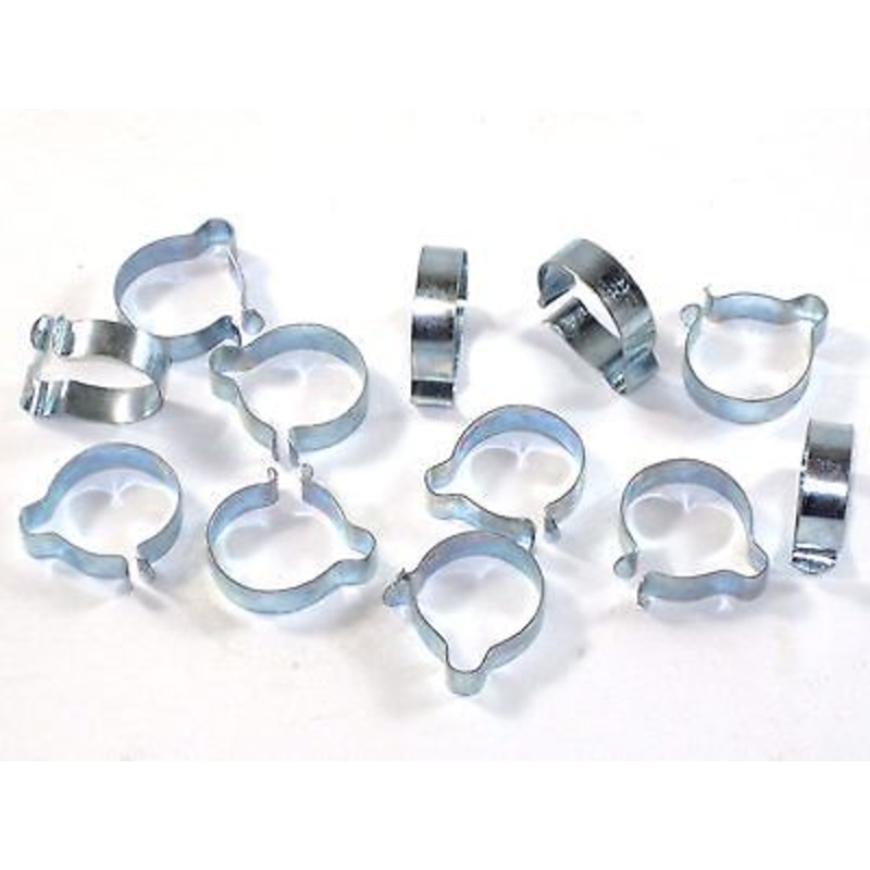 1 handlebar cable clips 12 each motorcycle bicycle clip lot chopper wire stay