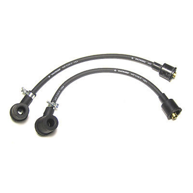 7mm Spark plug wires 11.5 Triumph Lucas # 54956466 D2207 Black resistive wire