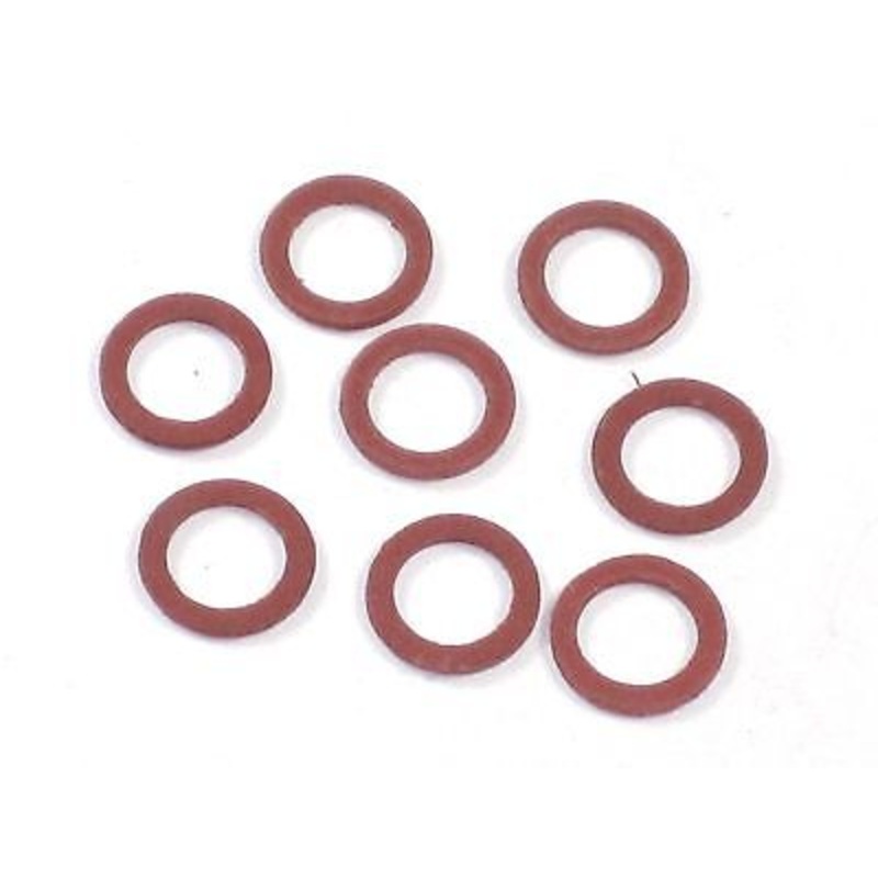 8 each Fiber Washer set fork drain plug washers 00-0203 Norton ID .261 OD .385