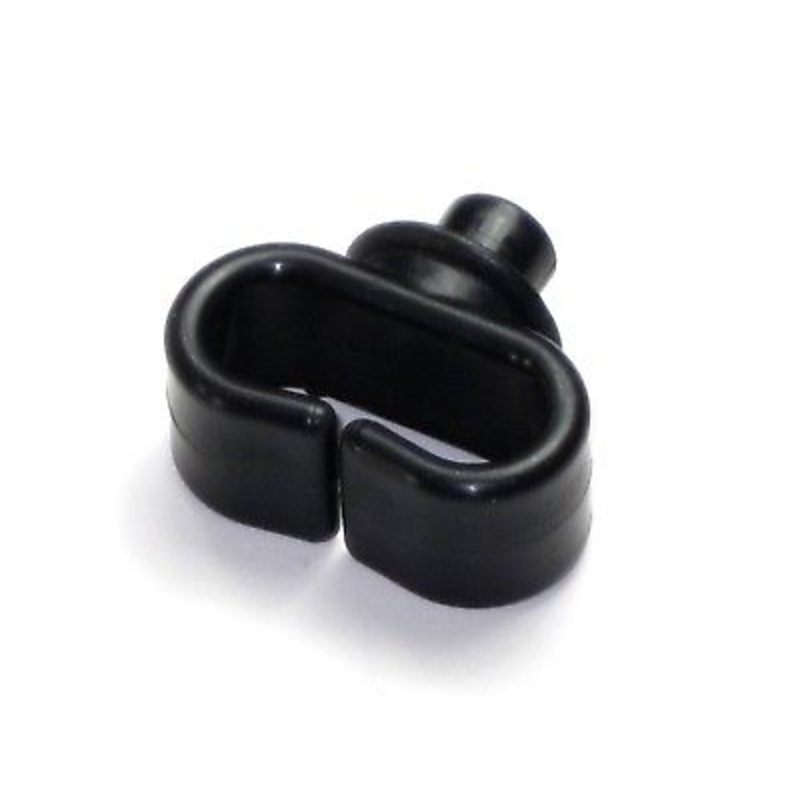 97-2270 A BLACK CLIP front brake cable Triumph BSA fender cable guide