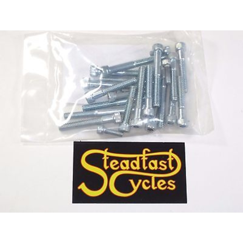 Allen screws kit BSA B44 441 unit single 1969 & 1970 sidecover screw set zinc