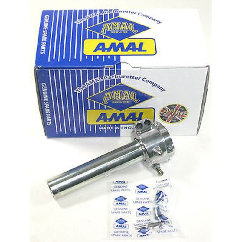 Amal dual pull carb throttle 7/8 Triumph Norton BSA UK Made machined alloy
