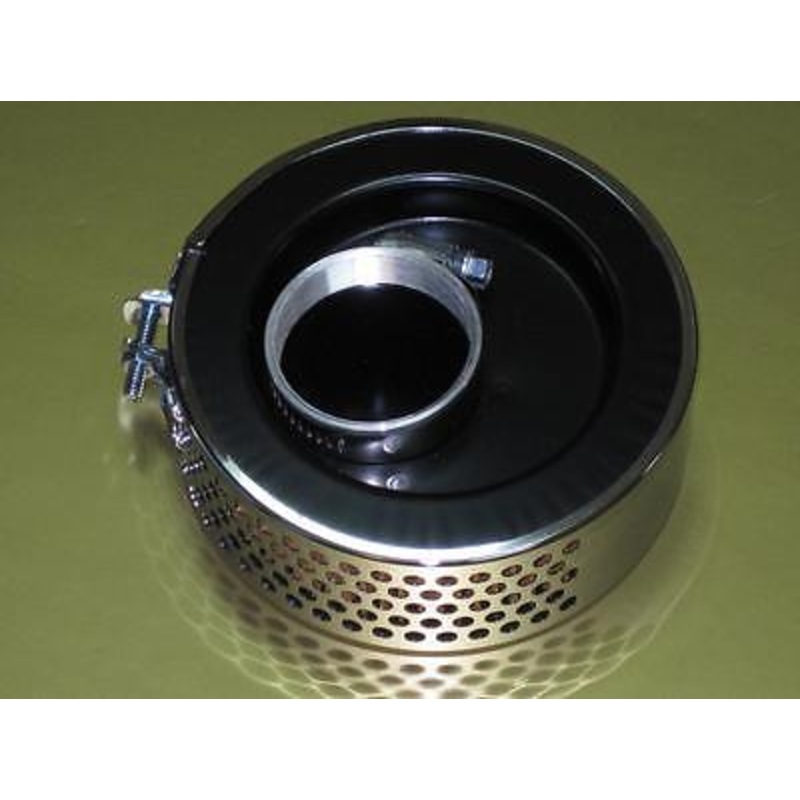 Amal Type Air Filter Assembly offset 82-6432 Concentric Pancake with element