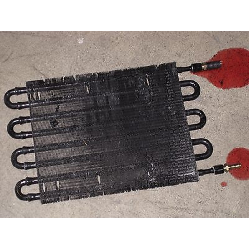 Automatic trans cooler transmission fluid radiator installed once 16 x 10
