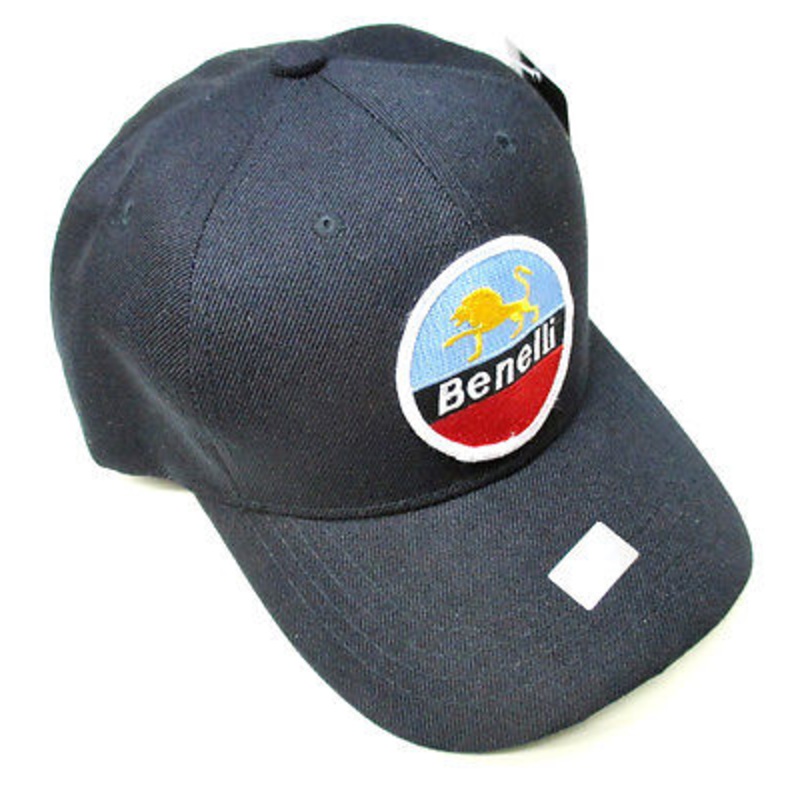 Benelli Hat baseball cap motorcycle patch black adjustable Wards Riverside