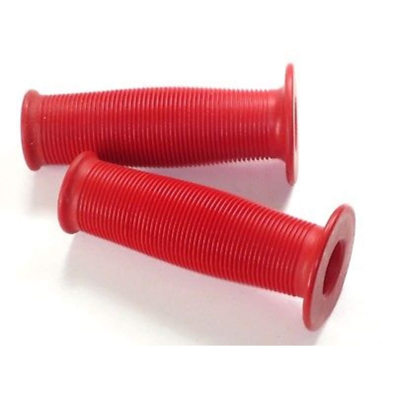 Bicycle red grips 7/8 vintage cycle bobber cushioned