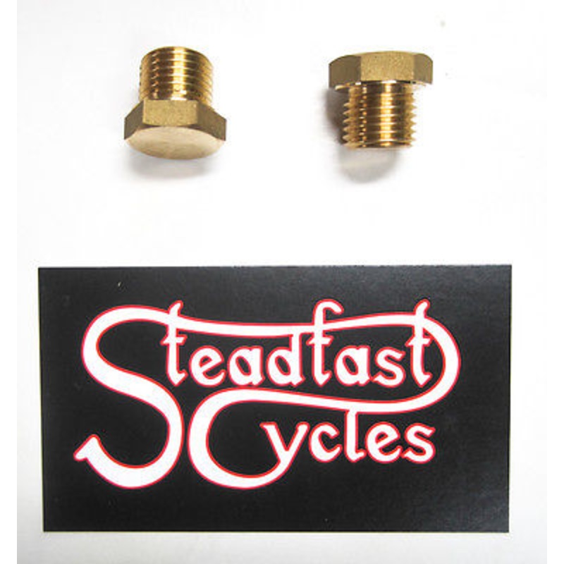 British Gas Tank Plugs ALL BSP 1/2 Hole x 19 Triumph Norton BSA Plug BRASS petcock