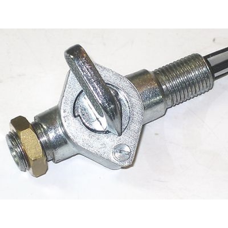 British Straight Pipe Standard petcock 1/4 BSP Reserve Triumph T120 Norton BAP