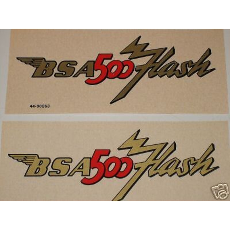 BSA 500 Flash decal set vinyl decals motorcycle