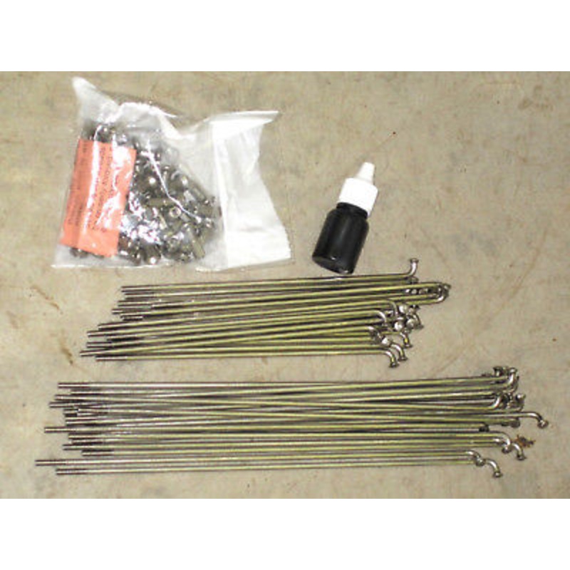 BSA 8 Gold Star front 19 spokes stainless steel spoke set