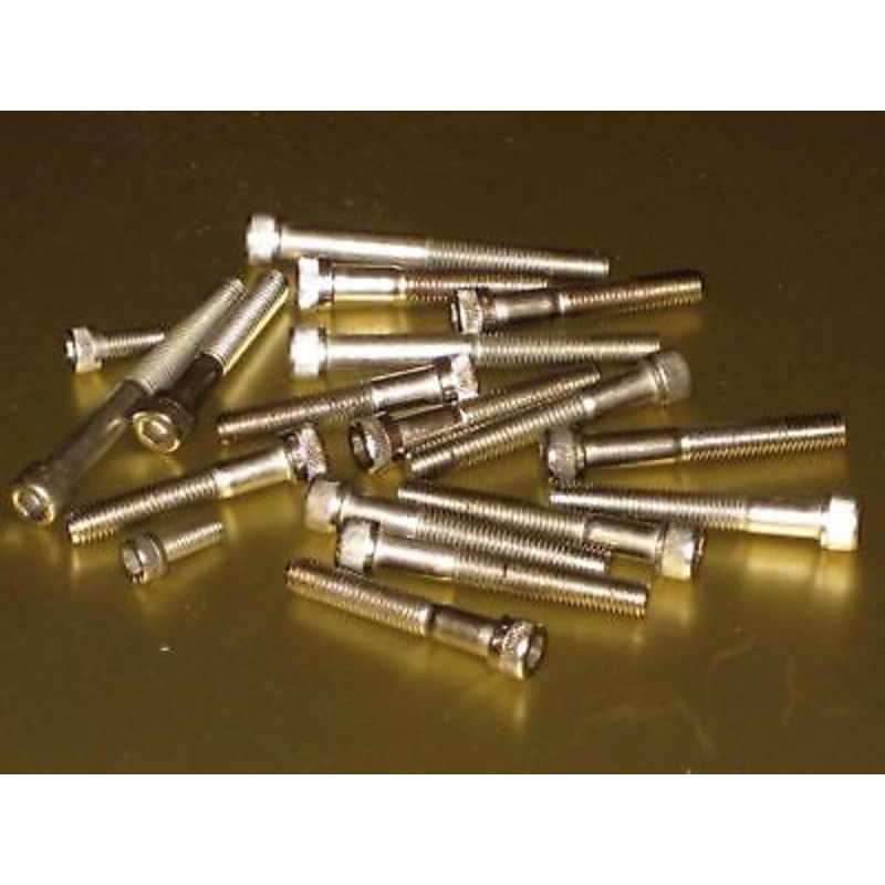 BSA B25 B44 Stainless steel engine side cover allen screws 69 & up screw