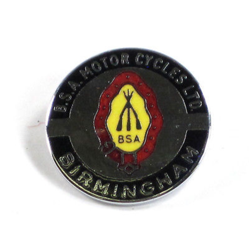 BSA Motorcycles LTD Birmningham lapel pin badge Made in England