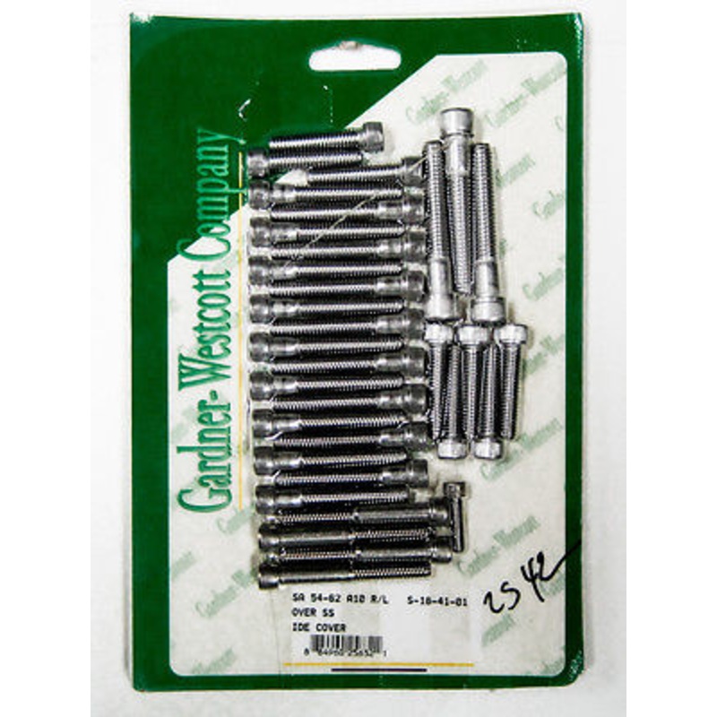 BSA Stainless Side Cover Screw Set A10 A7 1954-1962 54 55 56 57 58 59 60 61 62