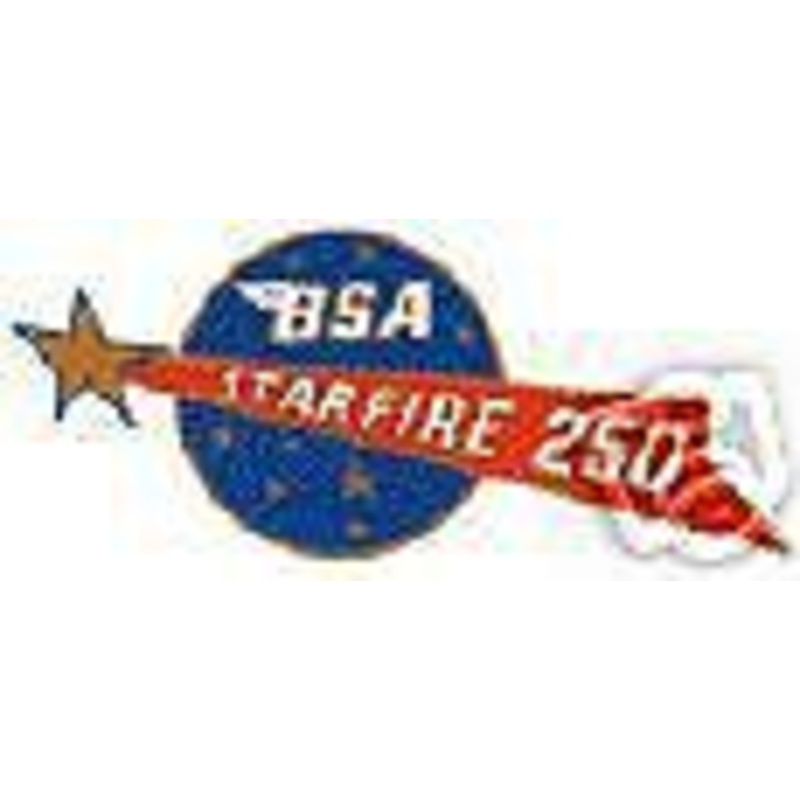 BSA Starfire 250 varnish transfer NOS decal 1969 single