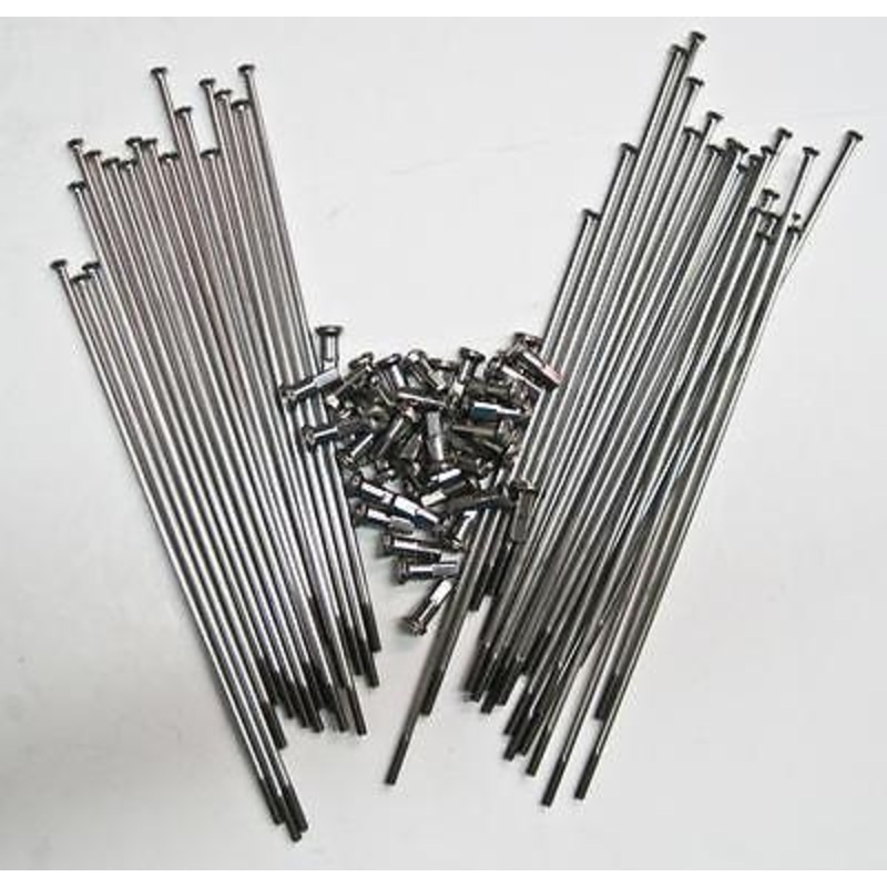 Buchanan’s BSA Stainless rear spool wheel spokes 19 set