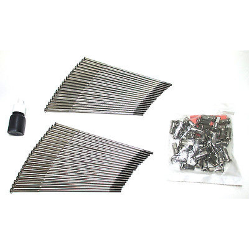 Buchanan’s Front Spokes 19 BSA B32 Stainless Steel 1958 7 Drum Full-Width Hub