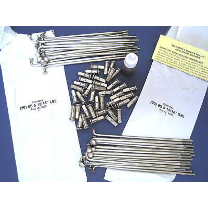 Buchanan’s Norton Commando Atlas Stainless spokes 18 front or rear Drum brakes