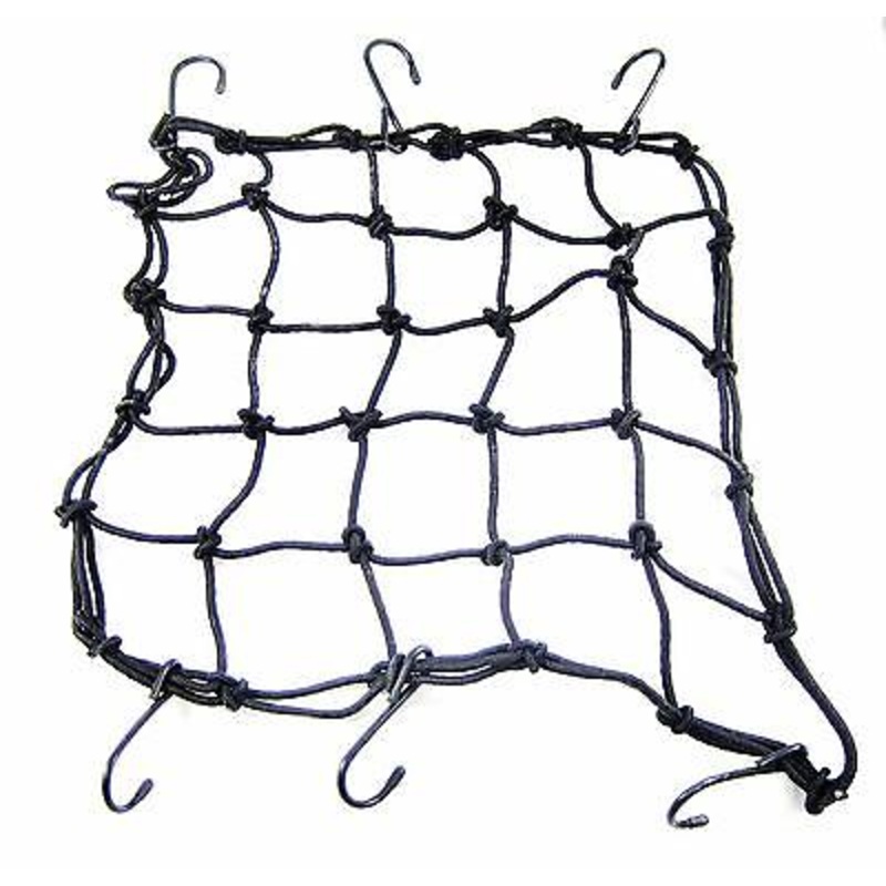 bungee Cargo Net 15 x 15 elastic black Triumph Norton BSA motorcycle