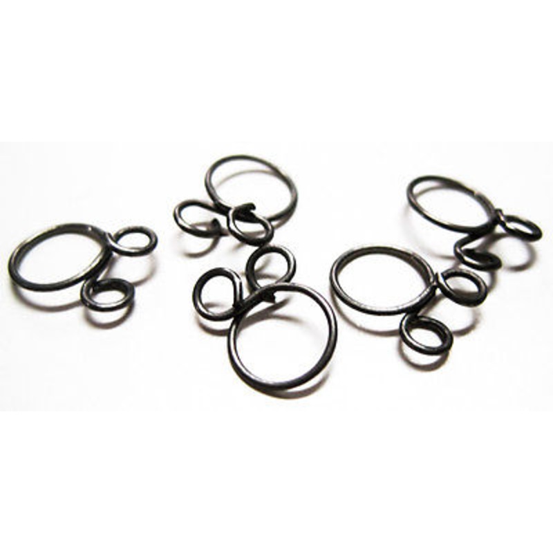 Carb 6mm ID Hose Clips 5 pcs auto motorcycle vacuum breather tubing clamps