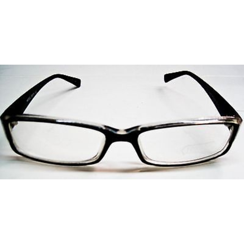 Clear Lens Black Frame With Clear Accents 1950s retro vintage style frames