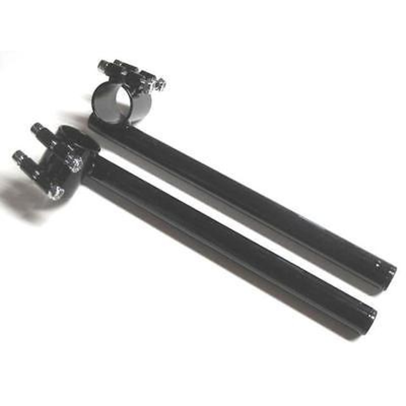 Clip-Ons 33mm Cafe Racer Triumph Norton BSA black clipon handlebars motorcycle